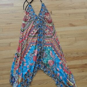 Colorful Bohemian Halter Dress